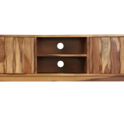 Meuble Télé Buffet Tv Télévision Design Pratique Bois Massif De Sesham 118 Cm 2502174 -Pas Cher Mobiliora Magasin meuble tv 8920959