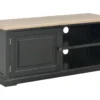 Meuble Télé Buffet Tv Télévision Design Pratique Noir 90 Cm Bois 2502208