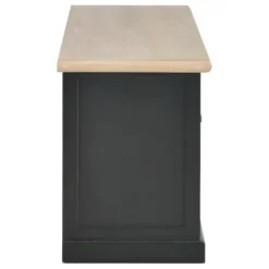 Meuble Télé Buffet Tv Télévision Design Pratique Noir 90 Cm Bois 2502208 -Pas Cher Mobiliora Magasin meuble tv 8920999