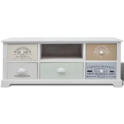 Meuble Télé Buffet Tv Télévision Design Pratique En Style Français Bois 2502188 -Pas Cher Mobiliora Magasin meuble tv 8921367