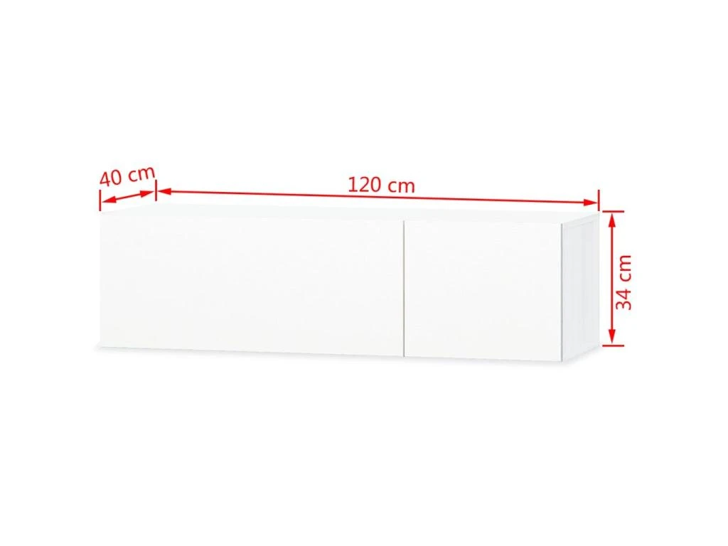 Meuble Télé Buffet Tv Télévision Design Pratique 2 Pcs Aggloméré 12 Cm Blanc Brillant 2502080 7 Meuble Télé Buffet Tv Télévision Design Pratique 2 Pcs Aggloméré 12 Cm Blanc Brillant 2502080 – Image 5