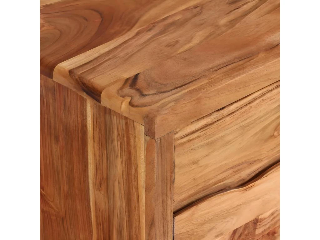 Meuble Télé Buffet Tv Télévision Design Pratique Bois D'acacia Avec Portes Sculptées 117 Cm 2502119 4 Meuble Télé Buffet Tv Télévision Design Pratique Bois D'acacia Avec Portes Sculptées 117 Cm 2502119 – Image 2