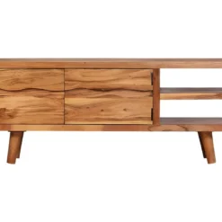 Meuble Télé Buffet Tv Télévision Design Pratique Bois D'acacia Avec Portes Sculptées 117 Cm 2502119 9 Meuble Télé Buffet Tv Télévision Design Pratique Bois D'acacia Avec Portes Sculptées 117 Cm 2502119 -Pas Cher Mobiliora Magasin meuble tv 8922811