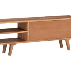 Meuble Télé Buffet Tv Télévision Design Pratique Bois D'acacia Avec Portes Sculptées 117 Cm 2502119 11 Meuble Télé Buffet Tv Télévision Design Pratique Bois D'acacia Avec Portes Sculptées 117 Cm 2502119 -Pas Cher Mobiliora Magasin meuble tv 8922815