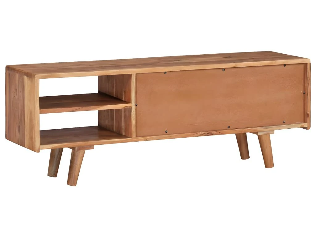 Meuble Télé Buffet Tv Télévision Design Pratique Bois D'acacia Avec Portes Sculptées 117 Cm 2502119 7 Meuble Télé Buffet Tv Télévision Design Pratique Bois D'acacia Avec Portes Sculptées 117 Cm 2502119 – Image 5