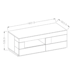Meuble TV 160cm Collection KILES. Coloris Gris Anthracite Et Chêne. Style Design. 10 Meuble TV 160cm Collection KILES. Coloris Gris Anthracite Et Chêne. Style Design. -Pas Cher Mobiliora Magasin meuble tv 8923255
