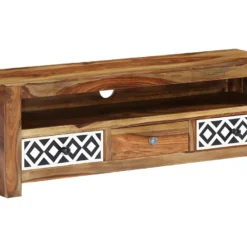 Meuble Télé Buffet Tv Télévision Design Pratique 120 Cm Bois De Sesham Solide 2502059 8 Meuble Télé Buffet Tv Télévision Design Pratique 120 Cm Bois De Sesham Solide 2502059 -Pas Cher Mobiliora Magasin meuble tv 8923307