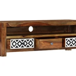 Meuble Télé Buffet Tv Télévision Design Pratique 120 Cm Bois De Sesham Solide 2502059 11 Meuble Télé Buffet Tv Télévision Design Pratique 120 Cm Bois De Sesham Solide 2502059 -Pas Cher Mobiliora Magasin meuble tv 8923313