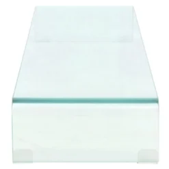 Meuble Télé Buffet Tv Télévision Design Pratique De Moniteur 120 Cm Verre Transparent 2502220 -Pas Cher Mobiliora Magasin meuble tv 8923409