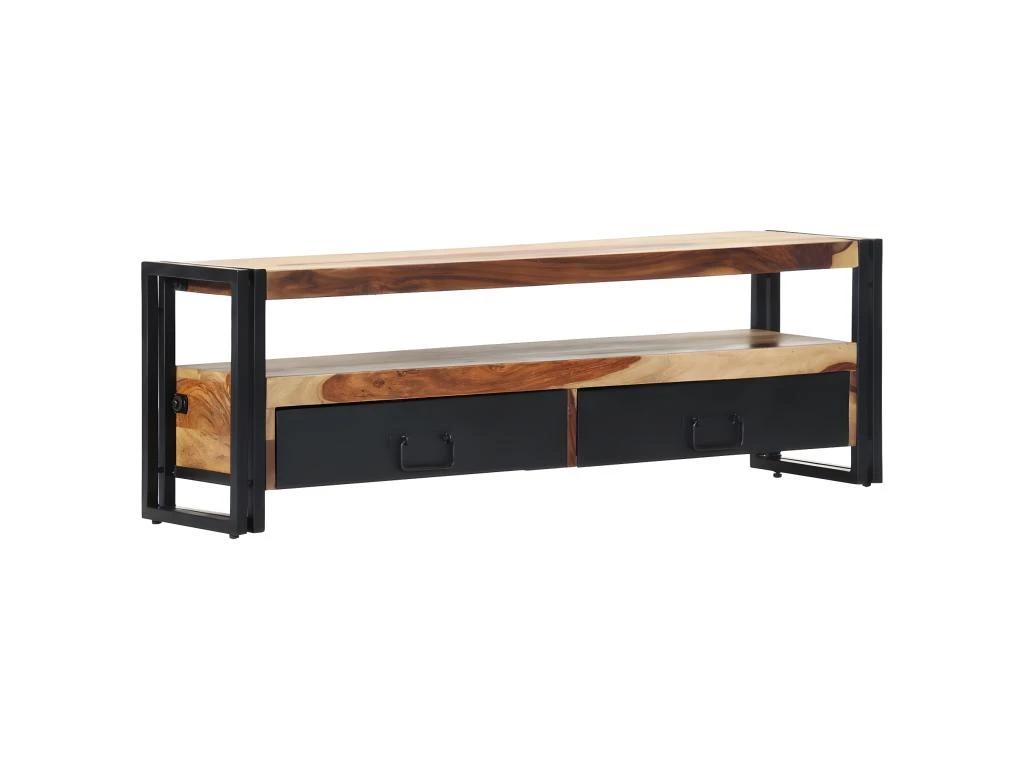 Meuble Télé Buffet Tv Télévision Design Pratique 120 Cm Bois De Sesham Solide 2502061 3 Meuble Télé Buffet Tv Télévision Design Pratique 120 Cm Bois De Sesham Solide 2502061