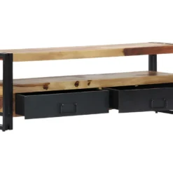 Meuble Télé Buffet Tv Télévision Design Pratique 120 Cm Bois De Sesham Solide 2502061 9 Meuble Télé Buffet Tv Télévision Design Pratique 120 Cm Bois De Sesham Solide 2502061 -Pas Cher Mobiliora Magasin meuble tv 8923499