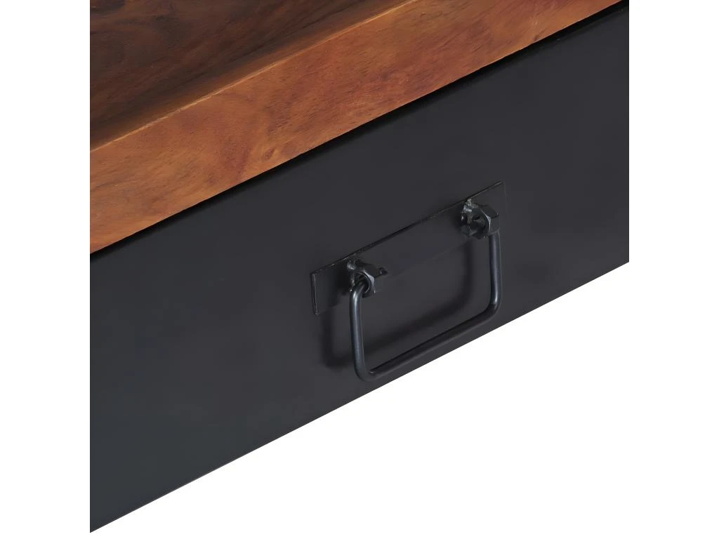 Meuble Télé Buffet Tv Télévision Design Pratique 120 Cm Bois De Sesham Solide 2502061 7 Meuble Télé Buffet Tv Télévision Design Pratique 120 Cm Bois De Sesham Solide 2502061 – Image 5