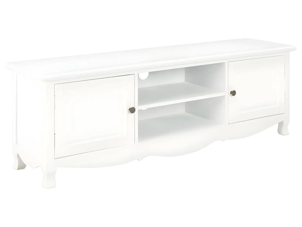 Meuble Télé Buffet Tv Télévision Design Pratique Blanc 120 Cm Bois 2502112 3 Meuble Télé Buffet Tv Télévision Design Pratique Blanc 120 Cm Bois 2502112
