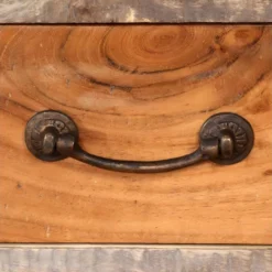 Meuble Télé Buffet Tv Télévision Design Pratique Bois Massif Vintage 118 Cm 2502184 -Pas Cher Mobiliora Magasin meuble tv 8923617