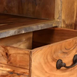 Meuble Télé Buffet Tv Télévision Design Pratique Bois Massif Vintage 118 Cm 2502184 -Pas Cher Mobiliora Magasin meuble tv 8923619