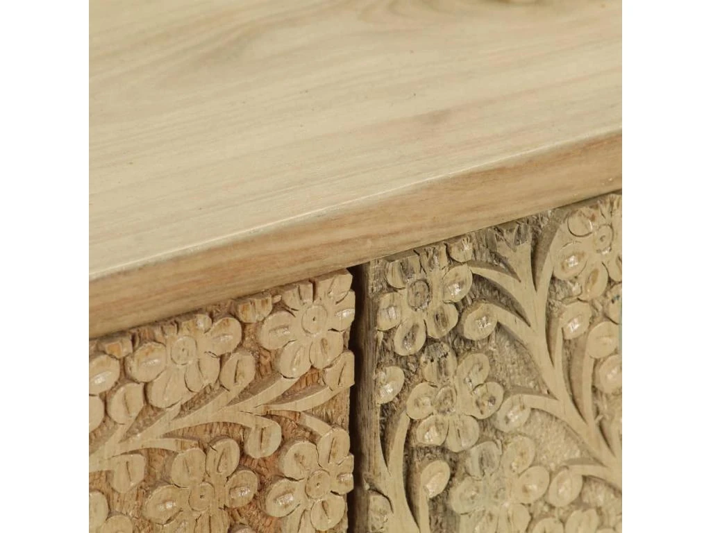 Meuble Télé Buffet Tv Télévision Design Pratique Bois De Manguier Massif 118 Cm 2502135 5 Meuble Télé Buffet Tv Télévision Design Pratique Bois De Manguier Massif 118 Cm 2502135 – Image 3