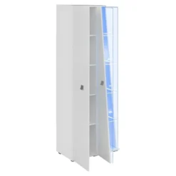 Ensemble 4 Meubles De Salon Collection SPIKE Couleur Blanche. Meuble Design Avec LED -Pas Cher Mobiliora Magasin meuble tv 8923809