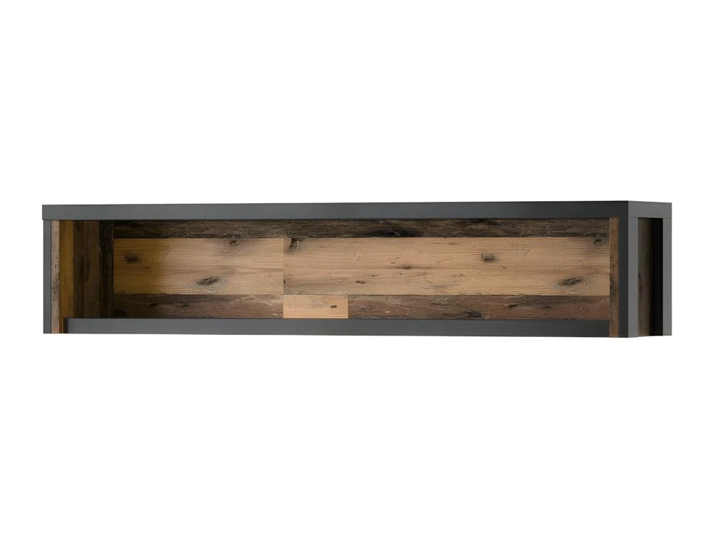 Ensemble Meubles Salon Collection WINDSOR. Coloris Gris Anthracite Et Chêne Foncé. 6 Ensemble Meubles Salon Collection WINDSOR. Coloris Gris Anthracite Et Chêne Foncé. – Image 4