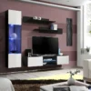Ensemble Meuble TV FLY R3 Avec LED. Coloris Noir Et Blanc. Meuble Suspendu Design Pour Votre Salon. -Pas Cher Mobiliora Magasin meuble tv 8924415
