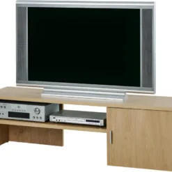 Meuble TV 150 Cm 65 Pouces Maxi 1 Porte - Coloris: Chêne Naturel
