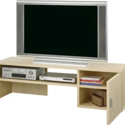 Meuble TV 150 Cm 65 Pouces Maxi 1 Porte - Coloris: Erable
