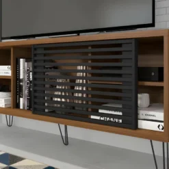 Meuble TV 55 Pouces Chêne Foncé Et Noir 10 Meuble TV 55 Pouces Chêne Foncé Et Noir -Pas Cher Mobiliora Magasin meuble tv 9493145