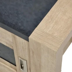 IRIS - Meuble TV 1 Porte Coulissante Imitation Bois 11 IRIS - Meuble TV 1 Porte Coulissante Imitation Bois -Pas Cher Mobiliora Magasin meuble tv 9494253