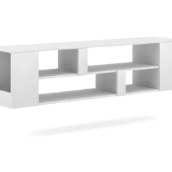Meuble TV Mural 155 Cm Cleon Blanc