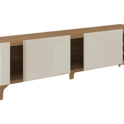 Meuble TV 203 Cm TV 72 Pouces Blanc Chêne 9 Meuble TV 203 Cm TV 72 Pouces Blanc Chêne -Pas Cher Mobiliora Magasin meuble tv 9495231