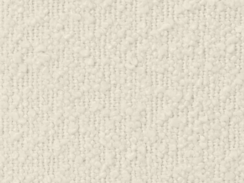 Table Basse + 2 Poufs En Tissu Bouclette - Naturel Et Blanc - ADAR 10 Table Basse + 2 Poufs En Tissu Bouclette - Naturel Et Blanc - ADAR â Image 8