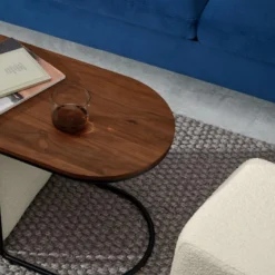 Table Basse + 2 Poufs En Tissu Bouclette - Naturel Et Blanc - ADAR 12 Table Basse + 2 Poufs En Tissu Bouclette - Naturel Et Blanc - ADAR -Pas Cher Mobiliora Magasin table a manger 14105025