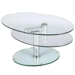 VALESKA - Table Basse Ovale 7 VALESKA - Table Basse Ovale -Pas Cher Mobiliora Magasin table basse 10018103