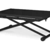 Table Basse Relevable Philadelphia Noir Carbone