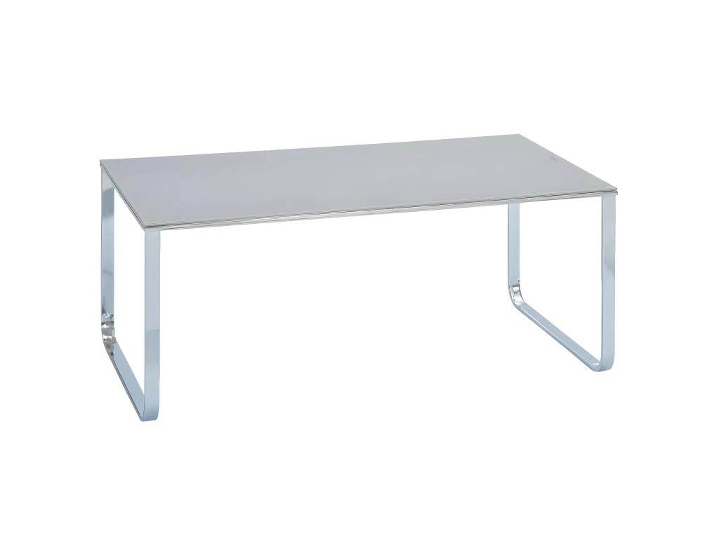 SAMIRA - Table Basse Rectangulaire Grise Plateau Verre 3 SAMIRA - Table Basse Rectangulaire Grise Plateau Verre