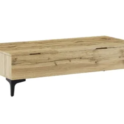 Table Basse Avec 2 Plateaux Relevables Et 1 Porte - MDF Et Acier - Naturel Et Noir - KAYLINO 18 Table Basse Avec 2 Plateaux Relevables Et 1 Porte - MDF Et Acier - Naturel Et Noir - KAYLINO -Pas Cher Mobiliora Magasin table basse 10735315