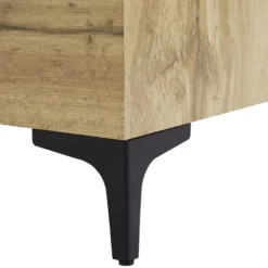 Table Basse Avec 2 Plateaux Relevables Et 1 Porte - MDF Et Acier - Naturel Et Noir - KAYLINO 22 Table Basse Avec 2 Plateaux Relevables Et 1 Porte - MDF Et Acier - Naturel Et Noir - KAYLINO -Pas Cher Mobiliora Magasin table basse 10735321