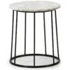 Table Auxiliaire Colombo Avec Plateau En Marbre Blanc Massif Et Pieds Métalliques 1 Table Auxiliaire Colombo Avec Plateau En Marbre Blanc Massif Et Pieds Métalliques -Pas Cher Mobiliora Magasin table basse 10761723