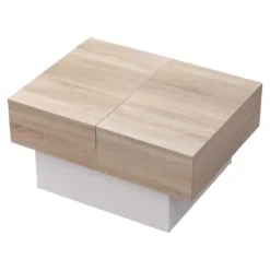 Table Basse Avec Plateau Amovible Blanche GRETA - HAPPY GARDEN 9 Table Basse Avec Plateau Amovible Blanche GRETA - HAPPY GARDEN -Pas Cher Mobiliora Magasin table basse 10779701
