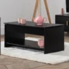 Table Basse Avec Plateau Relevable Noire HEDDA - HAPPY GARDEN -Pas Cher Mobiliora Magasin table basse 10779723