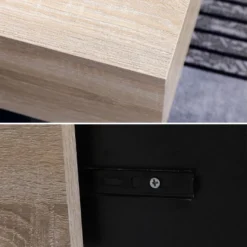 Table Basse Avec Plateaux Amovibles Noire GRETA - HAPPY GARDEN -Pas Cher Mobiliora Magasin table basse 10779765