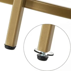 Table D 'appoint Ronde Dessus En Verre Trempé Cadre En Métal Bout De Canapé Table Console Table De Chevet Pour Salon Balcon Doré 12_0001028/2 8 Table D 'appoint Ronde Dessus En Verre Trempé Cadre En Métal Bout De Canapé Table Console Table De Chevet Pour Salon Balcon Doré 12_0001028/2 -Pas Cher Mobiliora Magasin table basse 10872269