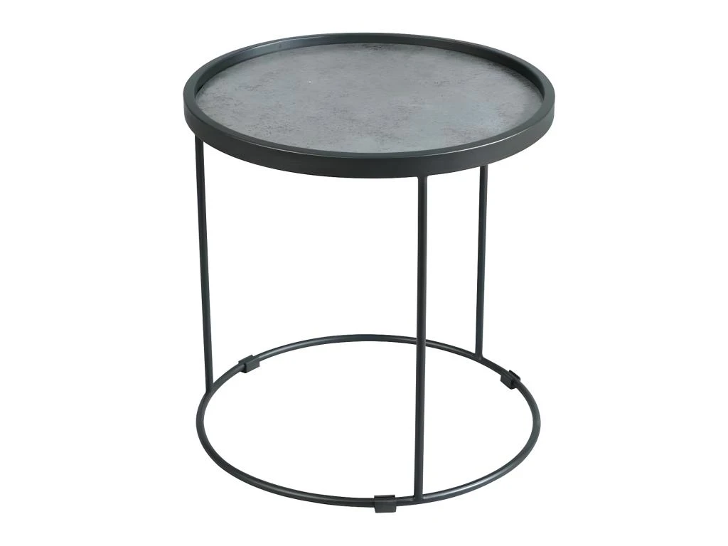 Bout De Canapé Anthracite Mat Taille M - JANIE 3 Bout De Canapé Anthracite Mat Taille M - JANIE