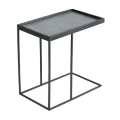 Bout De Canapé Rectangulaire Anthracite Mat - JANIE