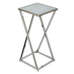 Moyenne Sellette Acier Chromé - SQUARE