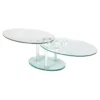 Table Basse Articulée Acier/Verre - GLASS N°7 1 Table Basse Articulée Acier/Verre - GLASS N°7 -Pas Cher Mobiliora Magasin table basse 11130053
