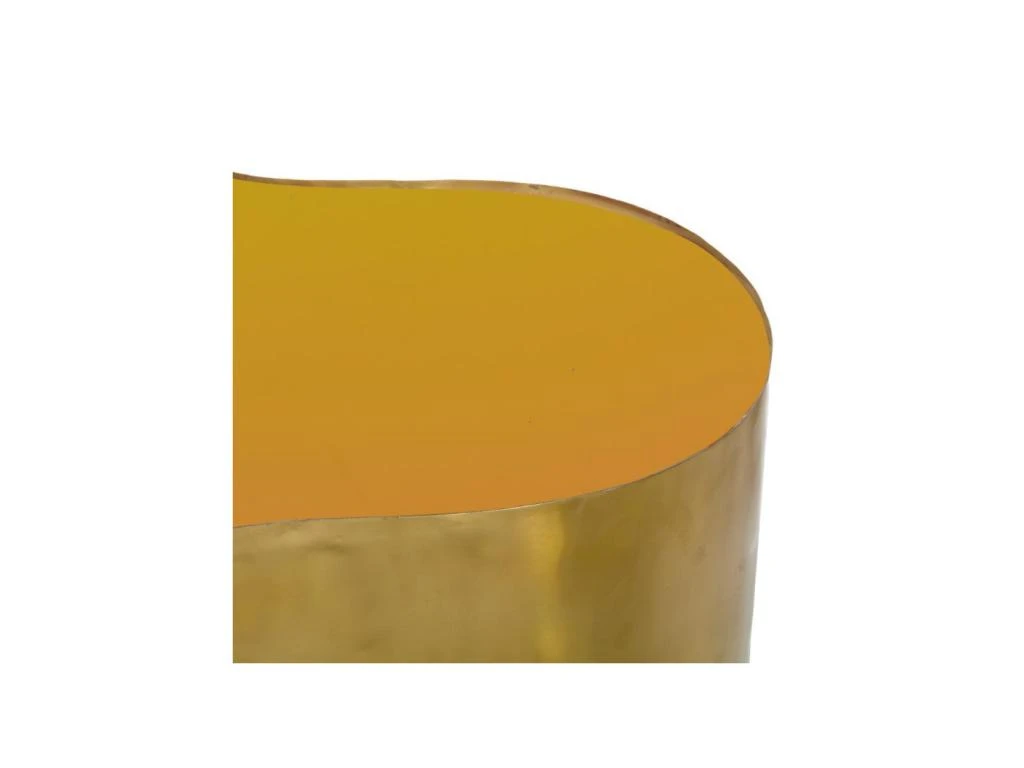 Table Basse Ovoïde Métal Doré/Verre Taille S - BABOBI 5 Table Basse Ovoïde Métal Doré/Verre Taille S - BABOBI – Image 3