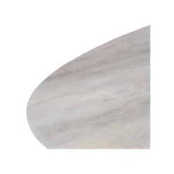 Table Basse Ovale Bois Naturel/Métal Noir - ARICA N°2 -Pas Cher Mobiliora Magasin table basse 11130421