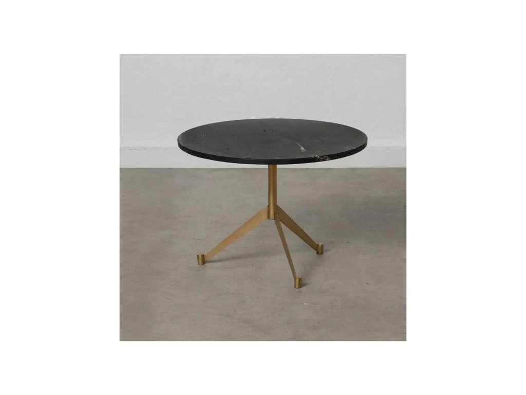 Table Basse Ronde Marbre Noir/Blanc Taille M - JAMINA 5 Table Basse Ronde Marbre Noir/Blanc Taille M - JAMINA â Image 3
