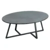 Table Basse Ovale Acier/Céramique Anthracite Mat - JANIE -Pas Cher Mobiliora Magasin table basse 11130899