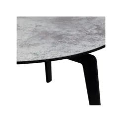 Table Basse Ronde Acier/Céramique Gris - YPPA 5 Table Basse Ronde Acier/Céramique Gris - YPPA -Pas Cher Mobiliora Magasin table basse 11131275